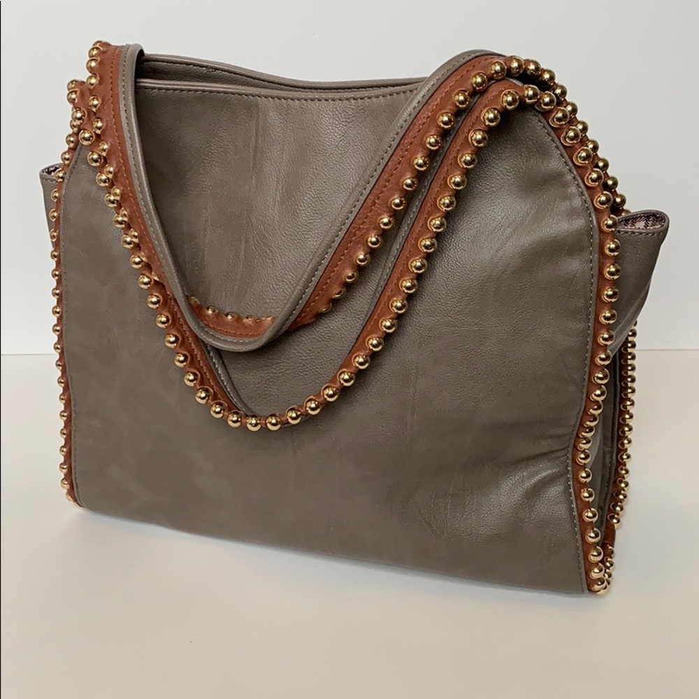 Big Buddha studded shoulder bag
